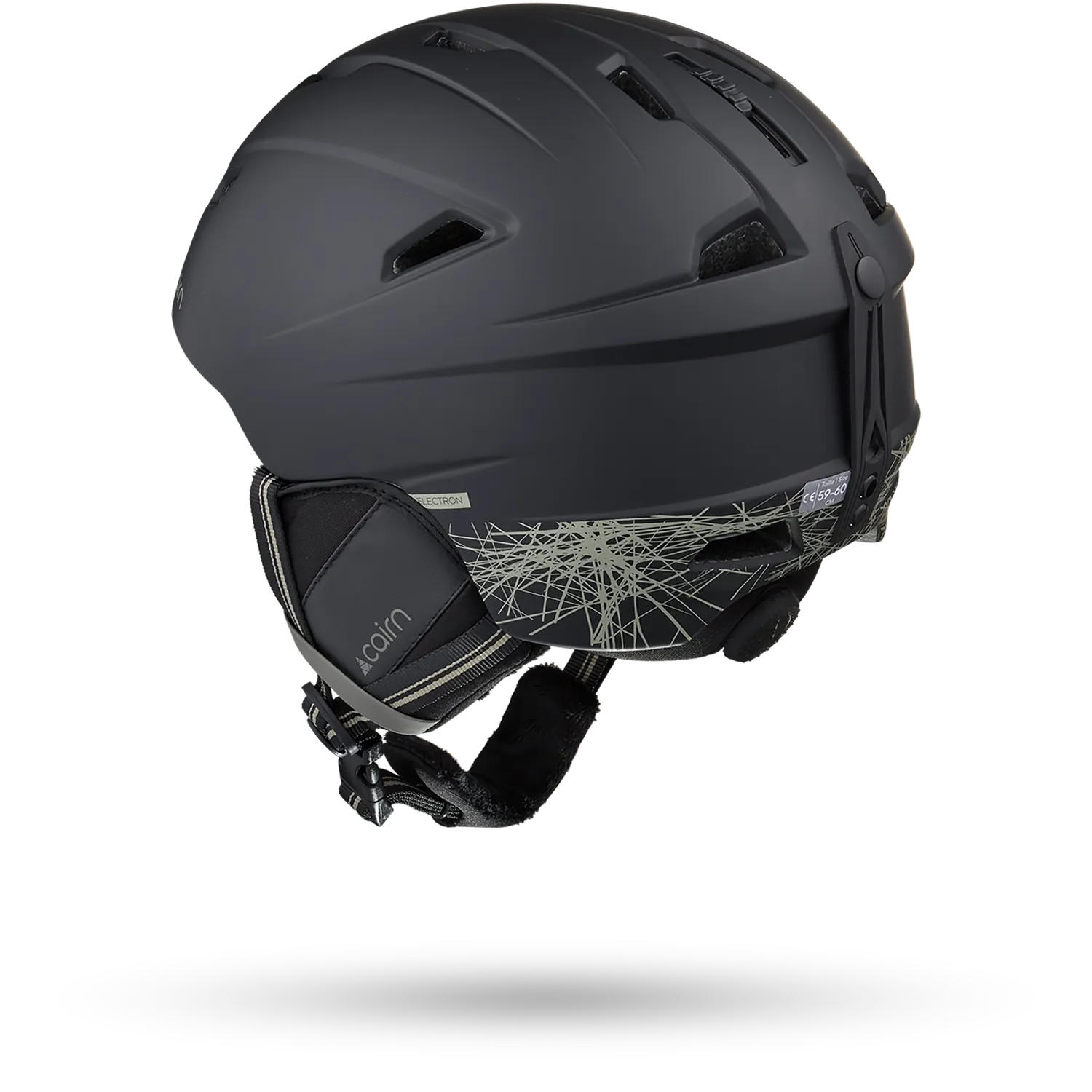 Cairn Electron Graphic skidhjälm mat black khaki