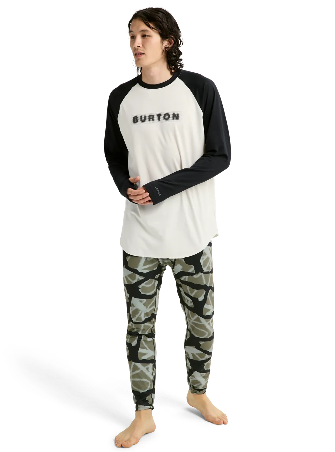 Burton Roadie underställströja herr Stout White Graffiti