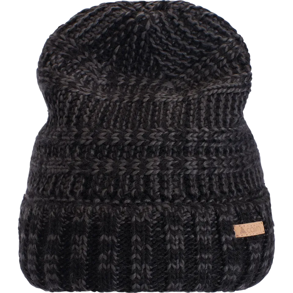 Cairn Paul mössa black graphite lång modell