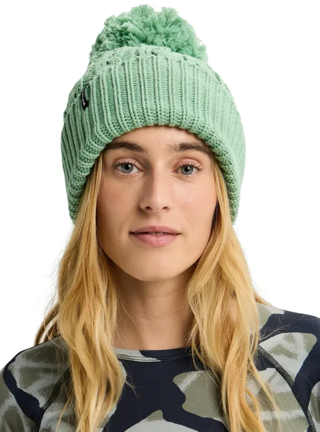 Burton Zippy fleecemössa Soft Sage fodrad