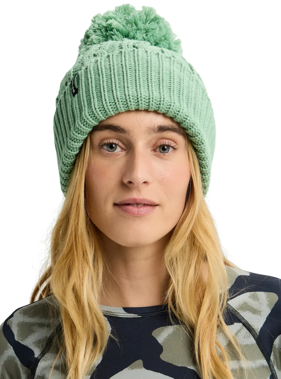 Burton Zippy fleecemössa Soft Sage fodrad