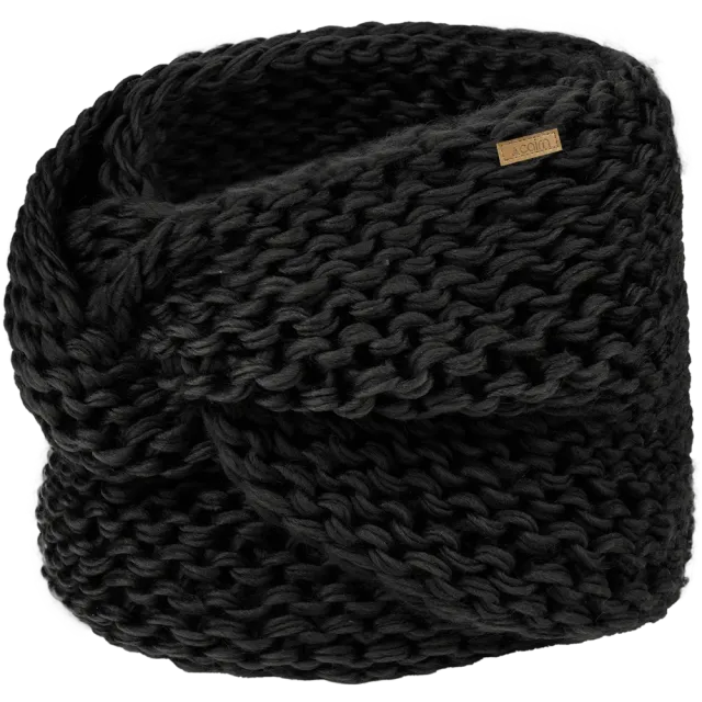 Cairn Olympe Snood halsvärmare black återvunnen