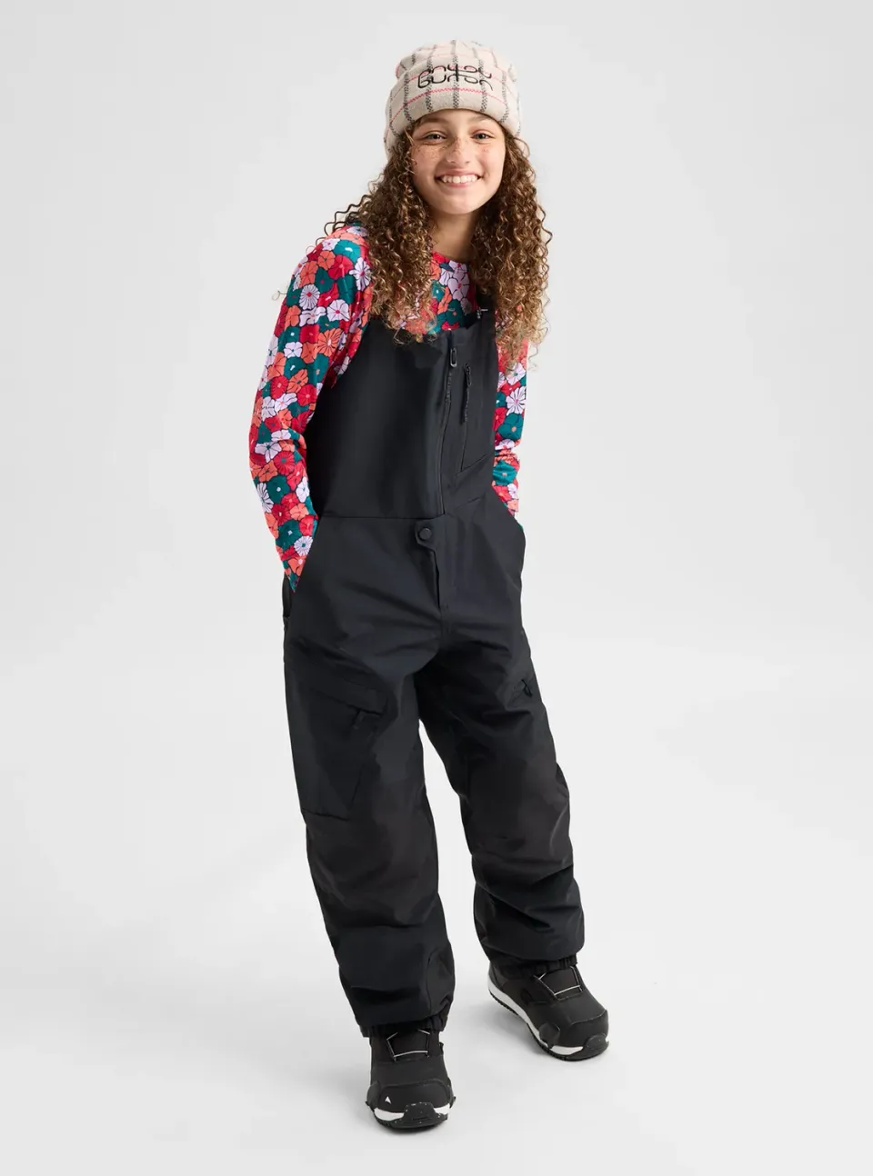 Burton Powline Gore-Tex skidbyxor barn True Black hängsel