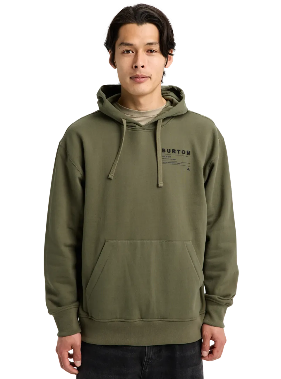 Burton Moretown Pullover Hoodie Forest Moss ekologisk
