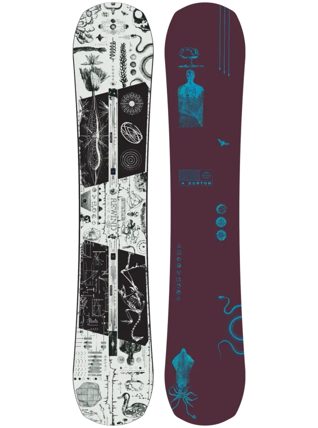 Burton Rewind Camber snowboard 155 poppig