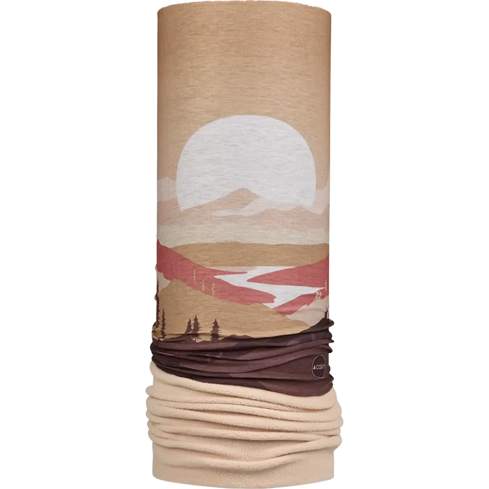 Cairn Malawi Polar Tube halsvärmare Latte Sunset fleece