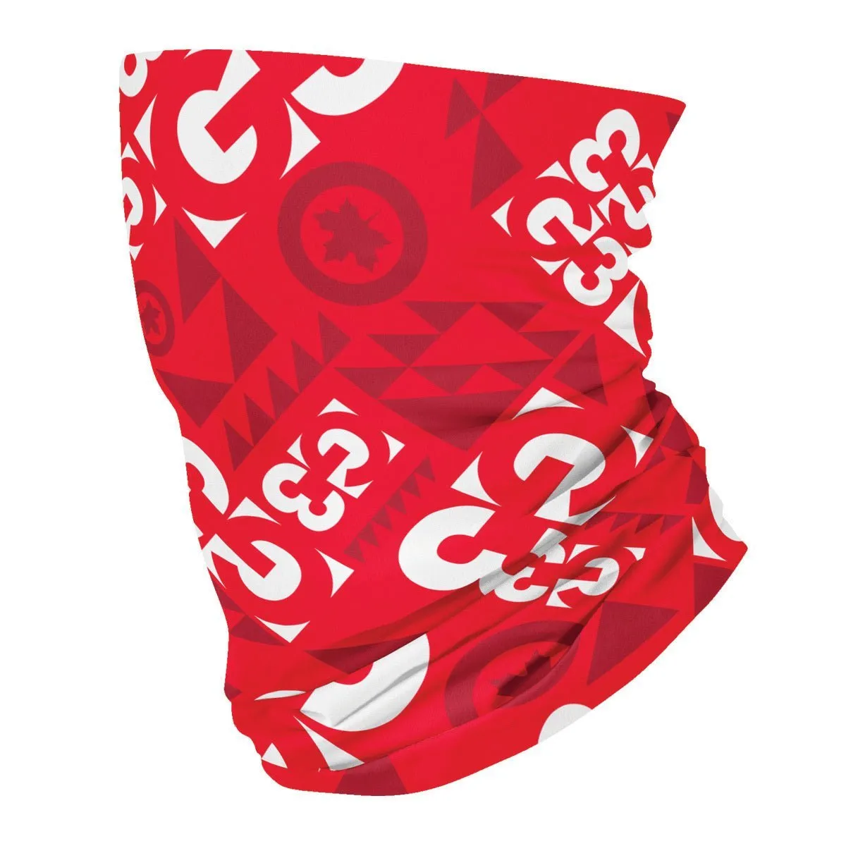 G3 Neck Gaiter halsvärmare röd mikrofiber
