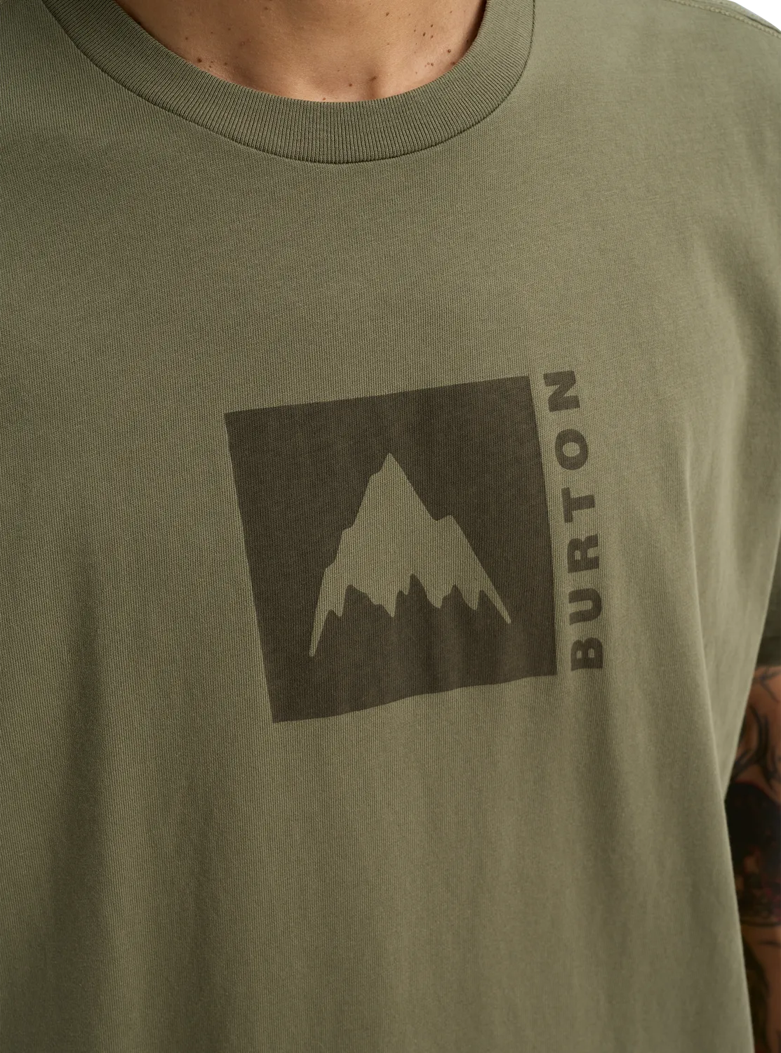 Burton Classic Mountain t-shirt geranium red mjuk