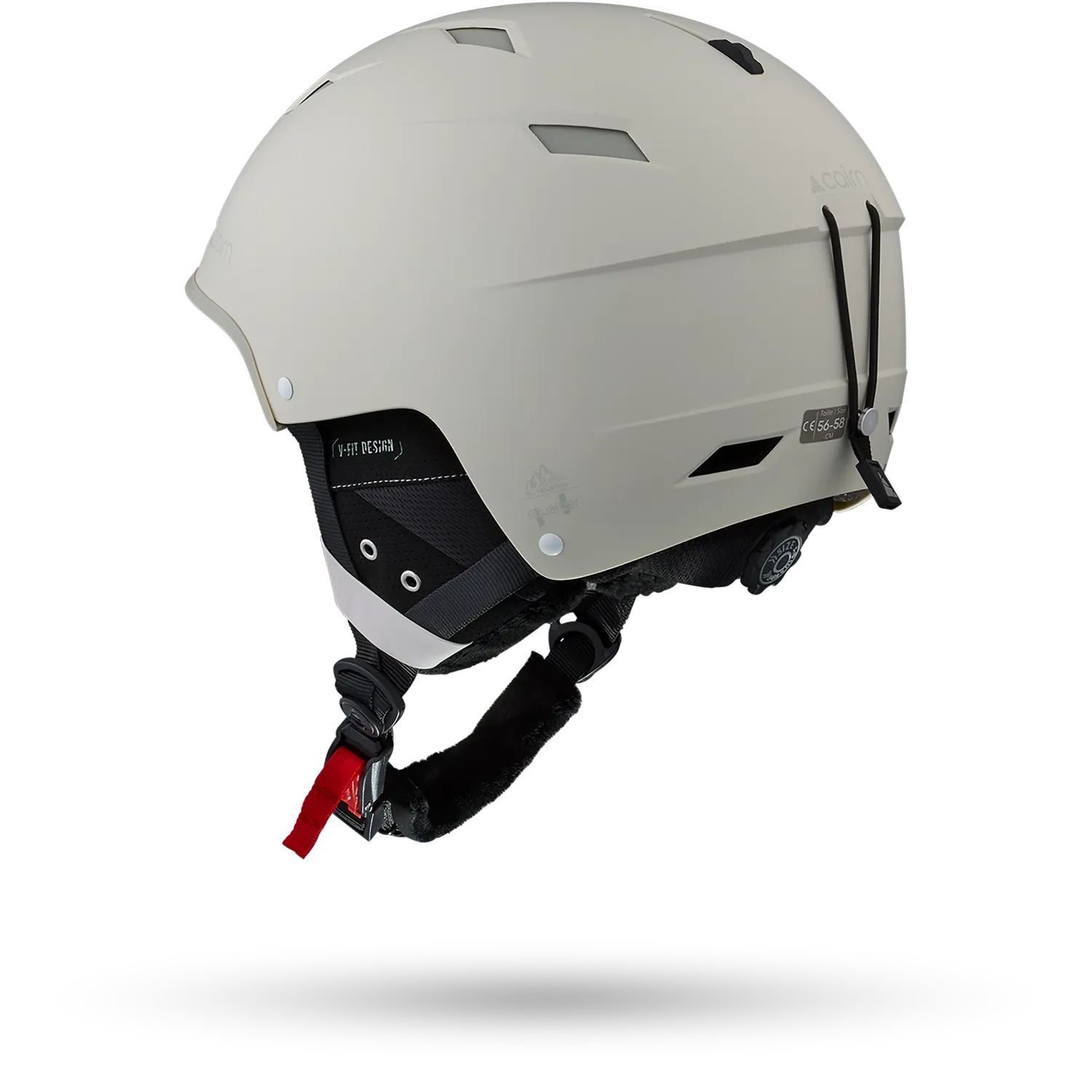 Cairn Sport Equalizer Pure Mat Warm Gray skidhjälm Recco