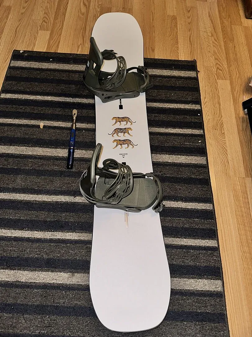 Burton Process snowboard 155 twin poppig