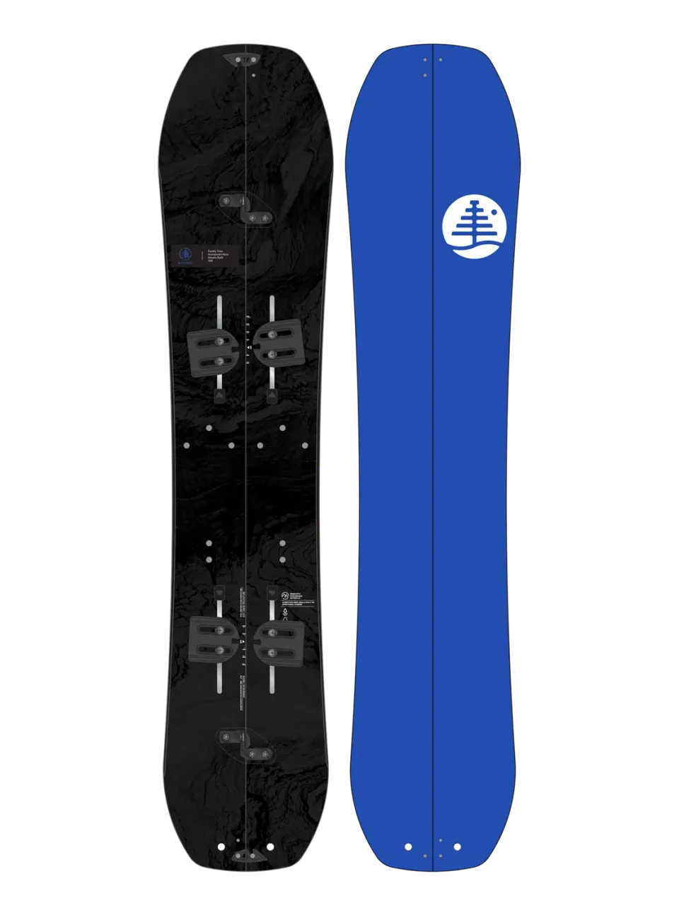 Burton Family Tree Hometown Hero Smalls splitboard 135 Graphic barn