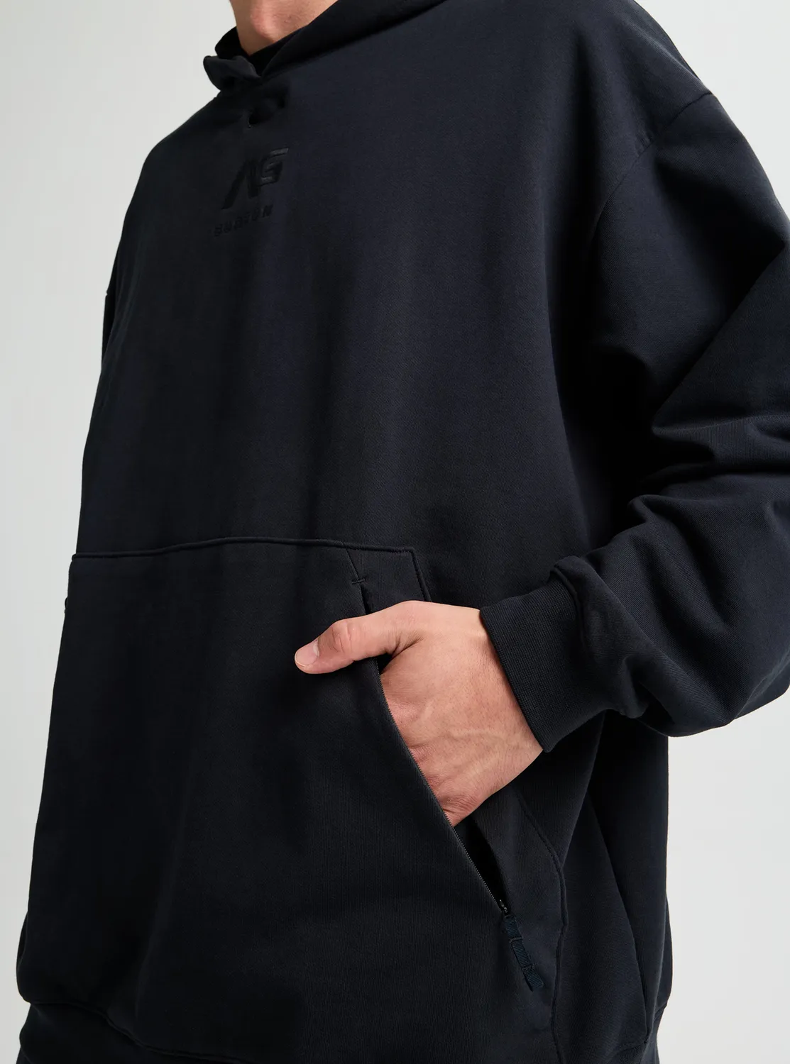 Burton AG Outfall Pullover hoodie True Black ekologisk