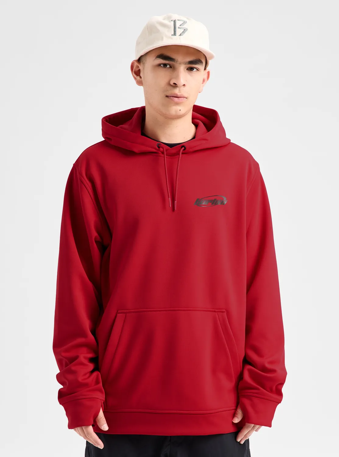 Burton Oak huvtröja Seersucker Camo herr fleece