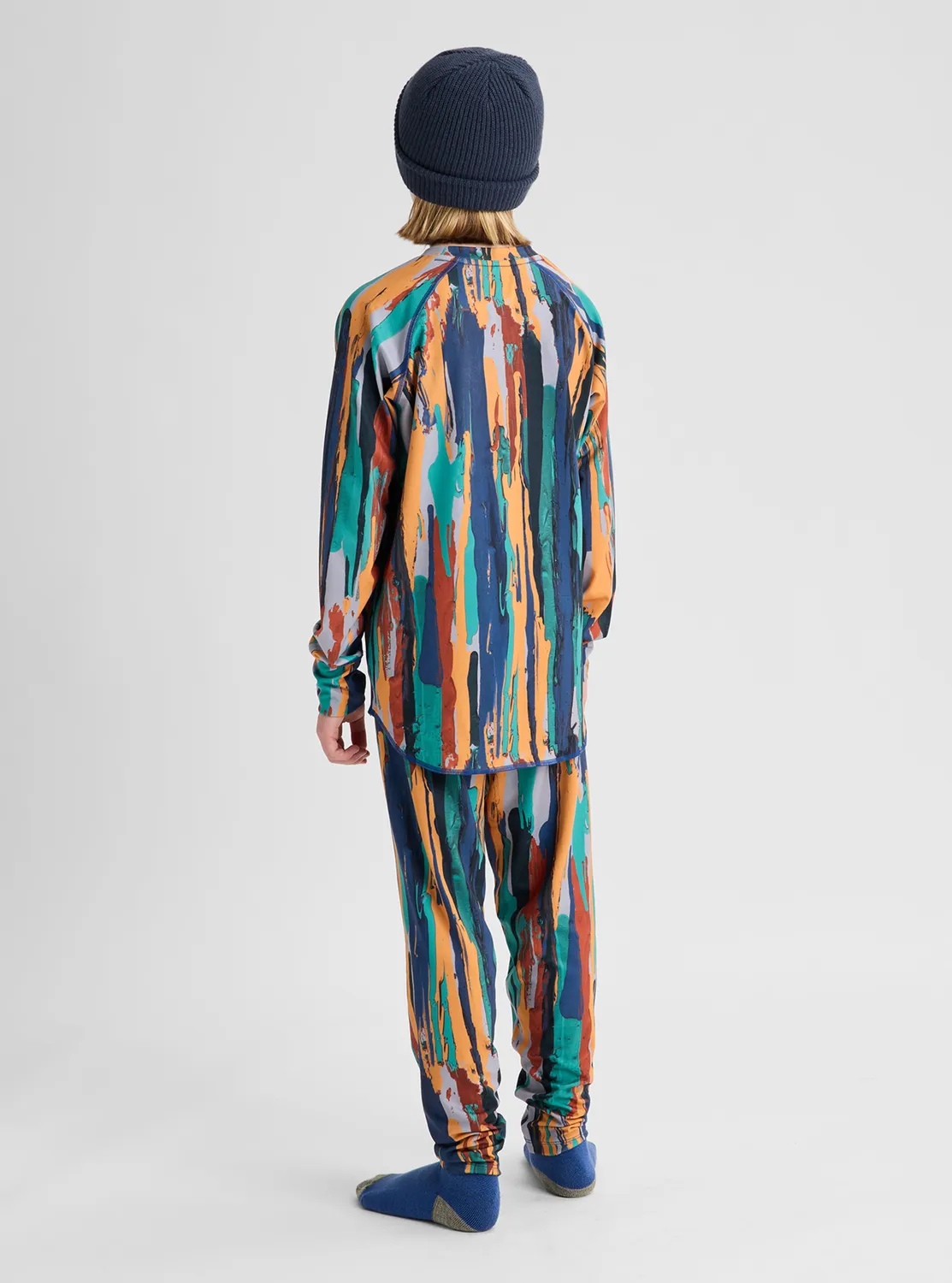 Burton Midweight underställsset Atlantic Teal barn