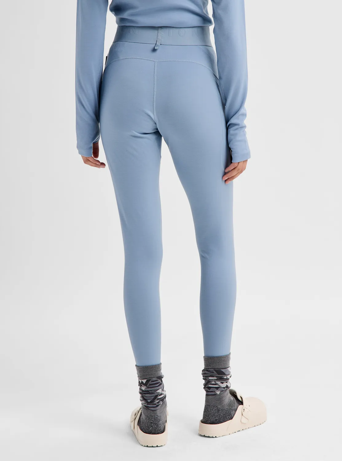 Burton Merino Blend Midweight underställsbyxor True Black ull