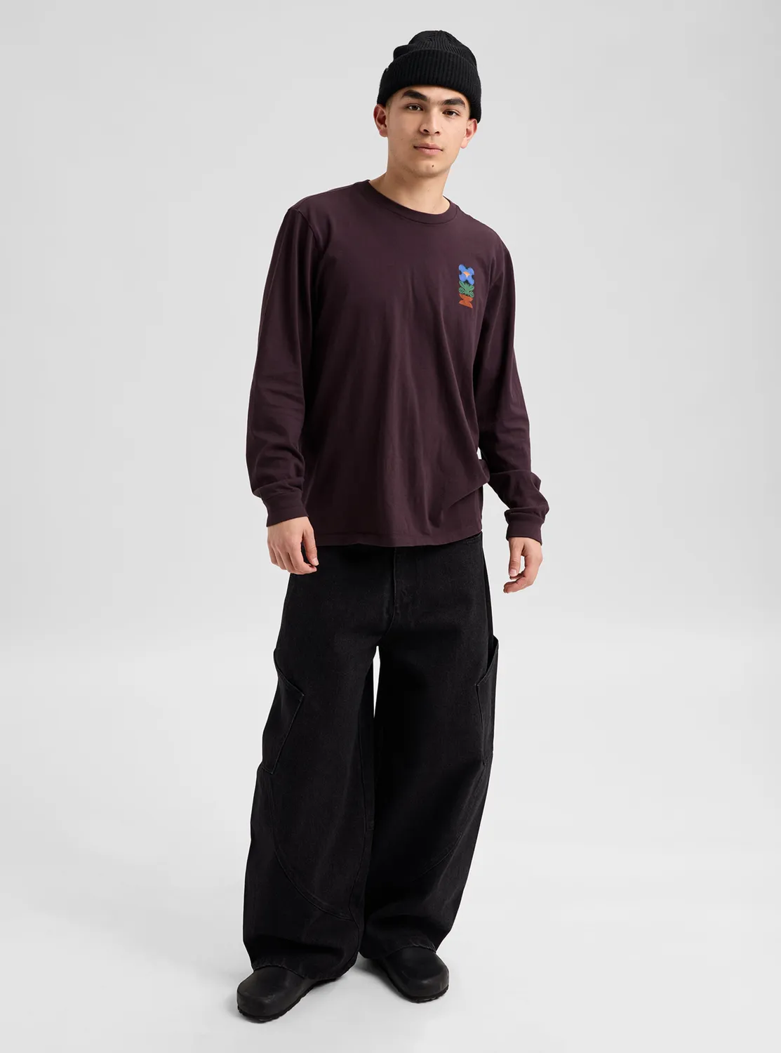 Burton Yeasayer 27 långärmad t-shirt Chinchilla Gray bomull