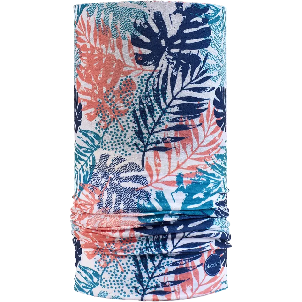 Cairn Malawi Tube multiscarf white floral stretch