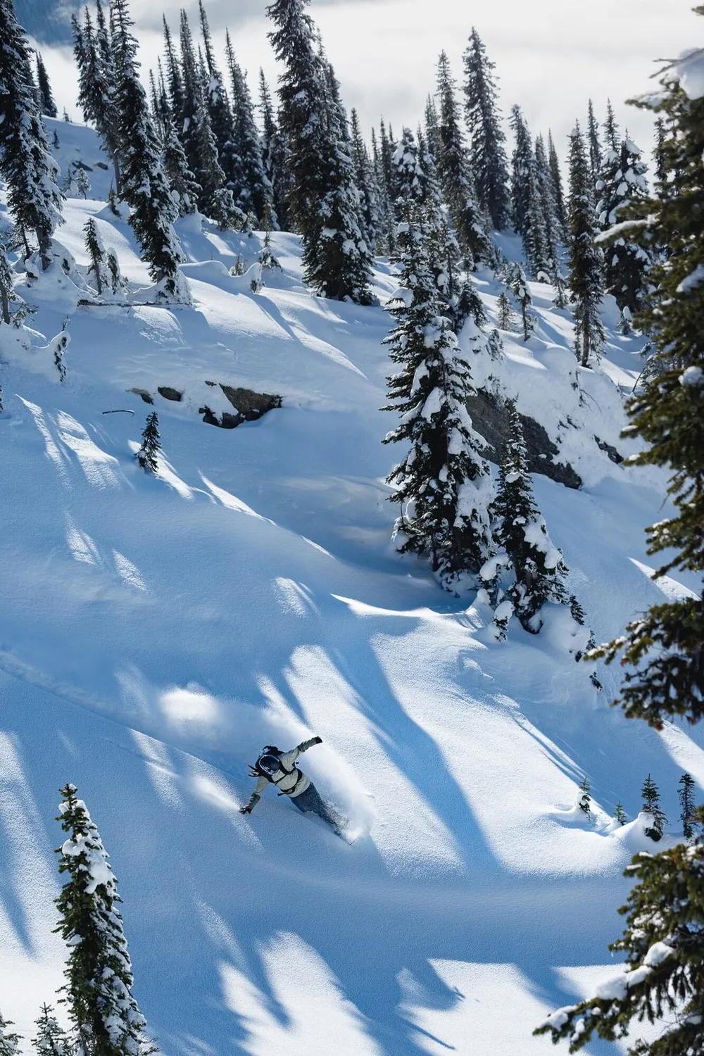 Jones Stratos splitboard herr 159 puderprofil