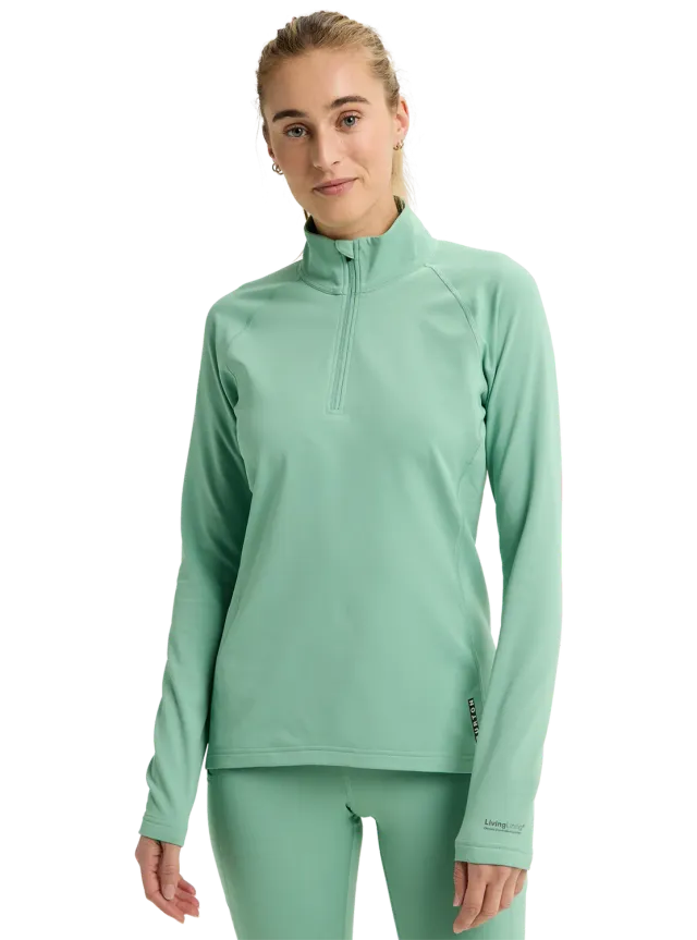 Burton Heavyweight X underställströja quarter-zip svart varm