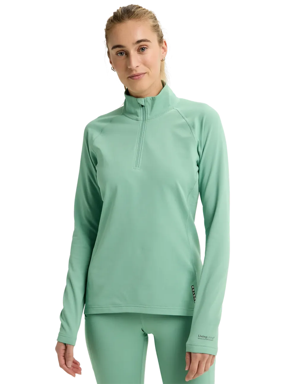Burton Heavyweight X underställströja quarter-zip svart varm