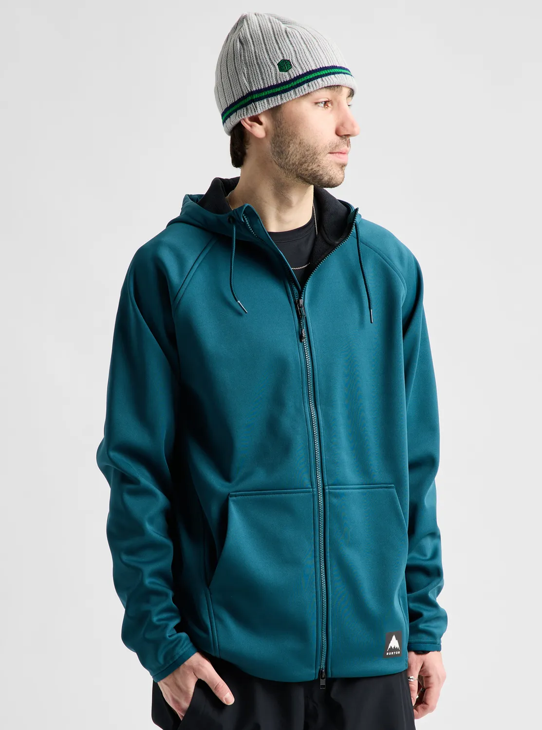 Burton Crown Weatherproof fleece herr True Black Htr