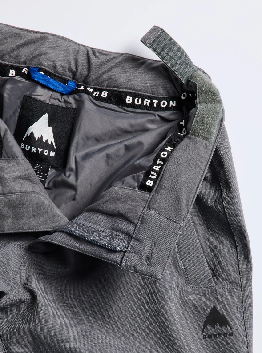 Burton Jet Ridge 2L skidbyxor dam gotham gray isolerade