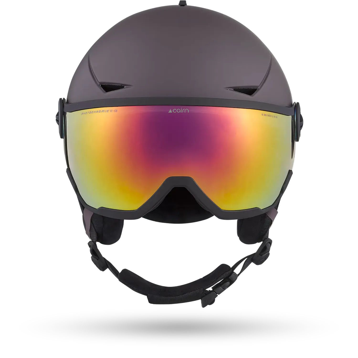 Cairn Rise II Visor skidhjälm matte plum visir