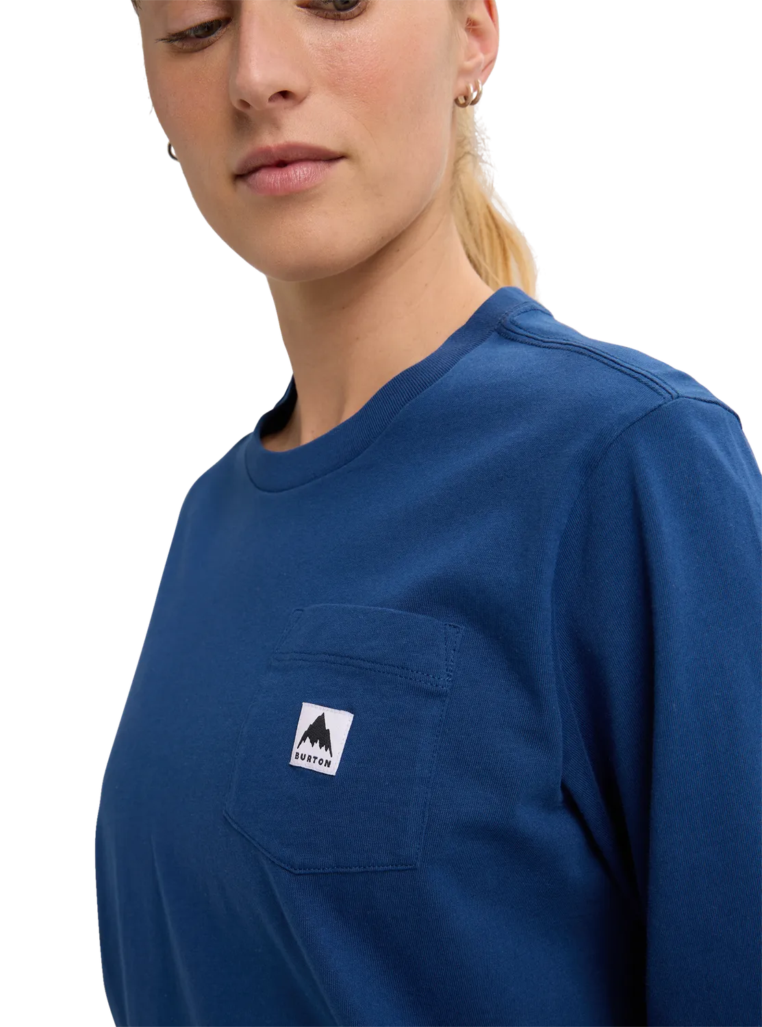 Burton Colfax långärmad t-shirt Nightfall ekologisk bomull