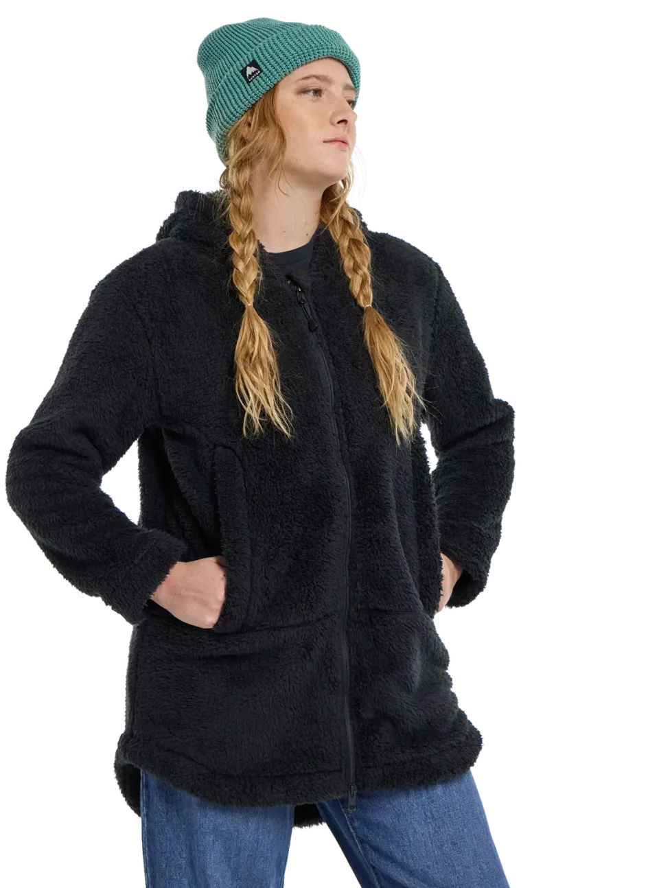 Burton Minxy Hi-Loft Full-Zip fleece True Black dam