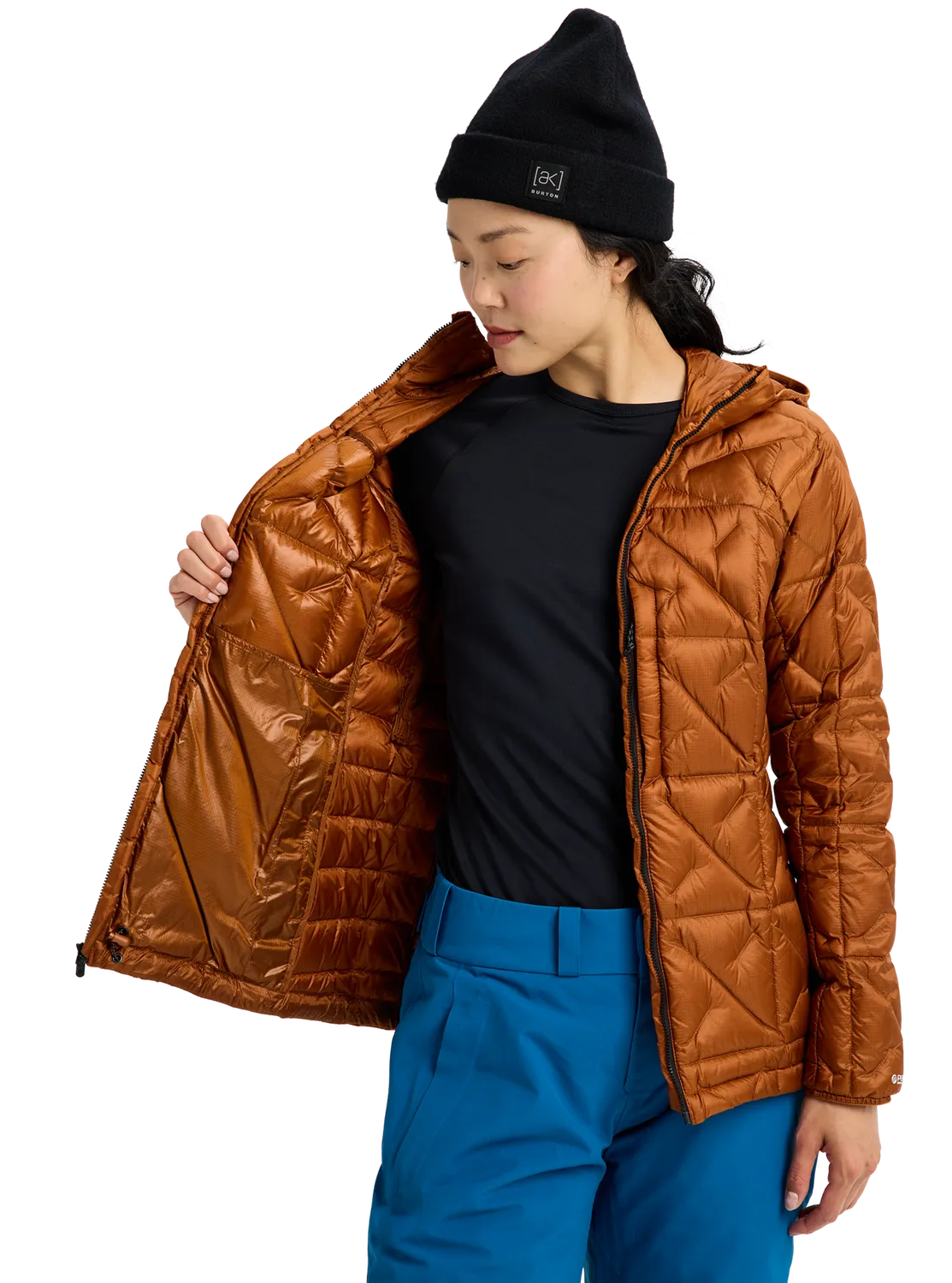 Burton [ak] Baker Hooded dunjacka Soft Sage packbar