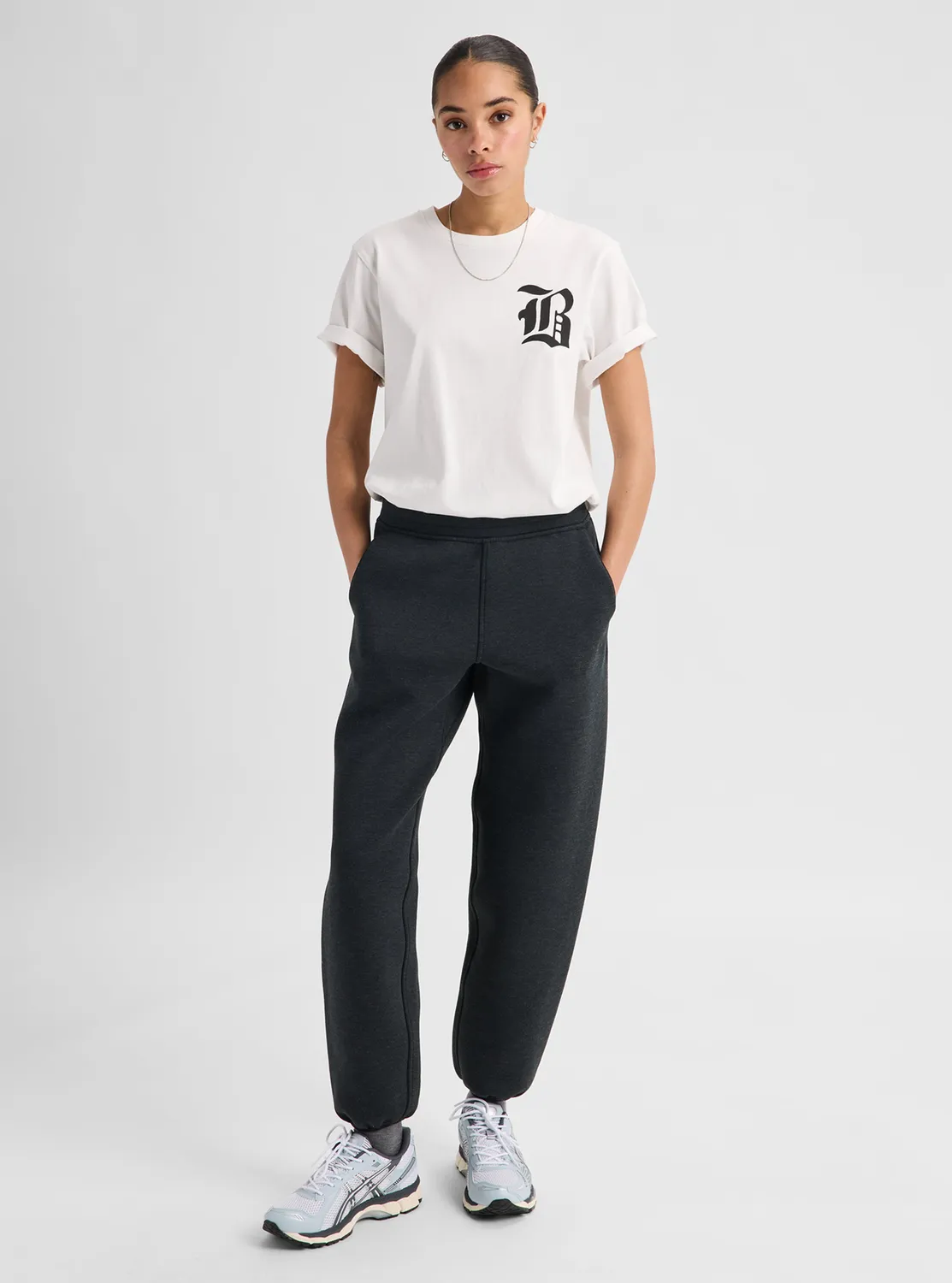 Burton Hesston t-shirt kortärm True Black B-tryck bomull