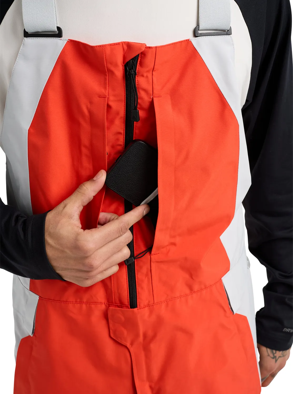Burton Reserve GORE-TEX 2L hängselbyxor Fiesta Red vattentät