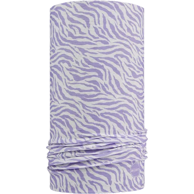 Cairn Malawi Tube halsvärmare lilac zebra stretch
