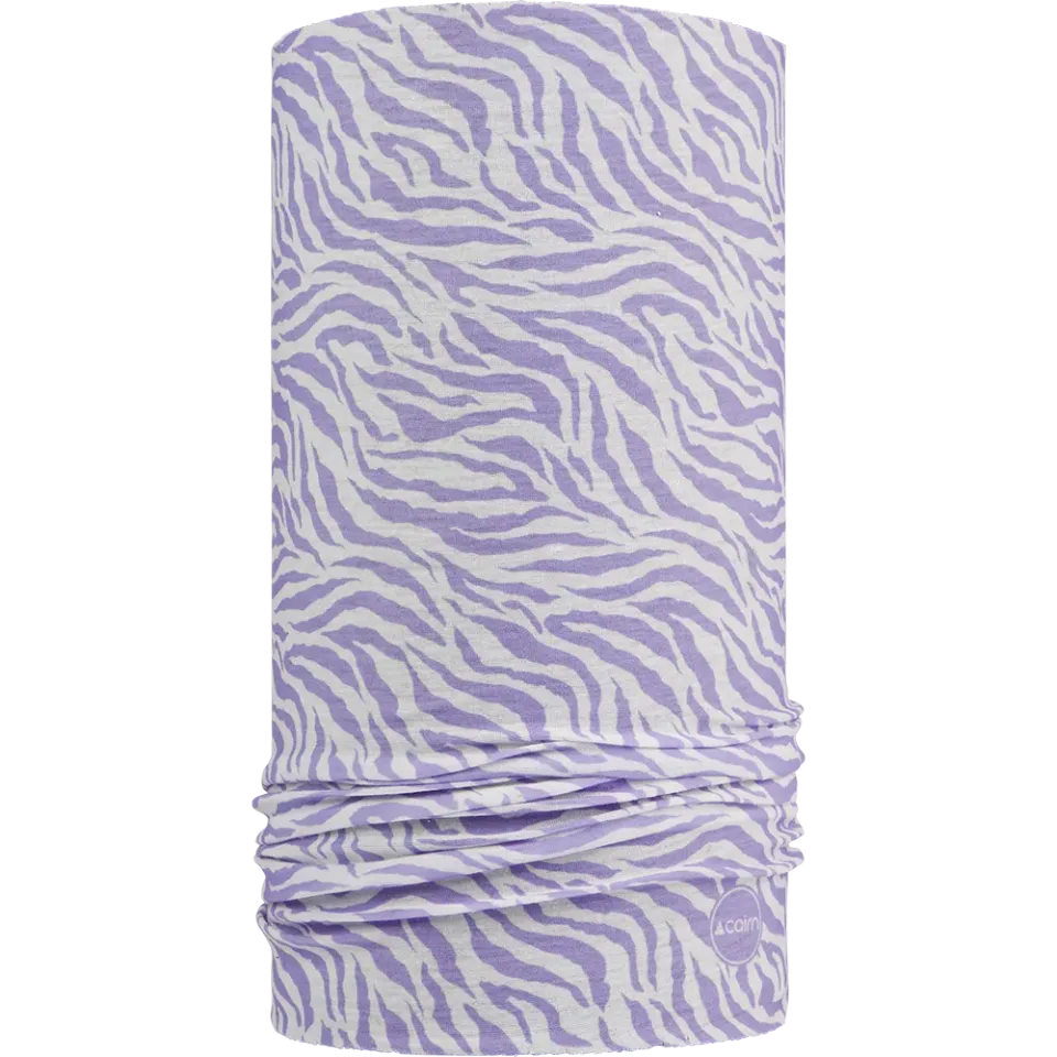 Cairn Malawi Tube halsvärmare lilac zebra stretch