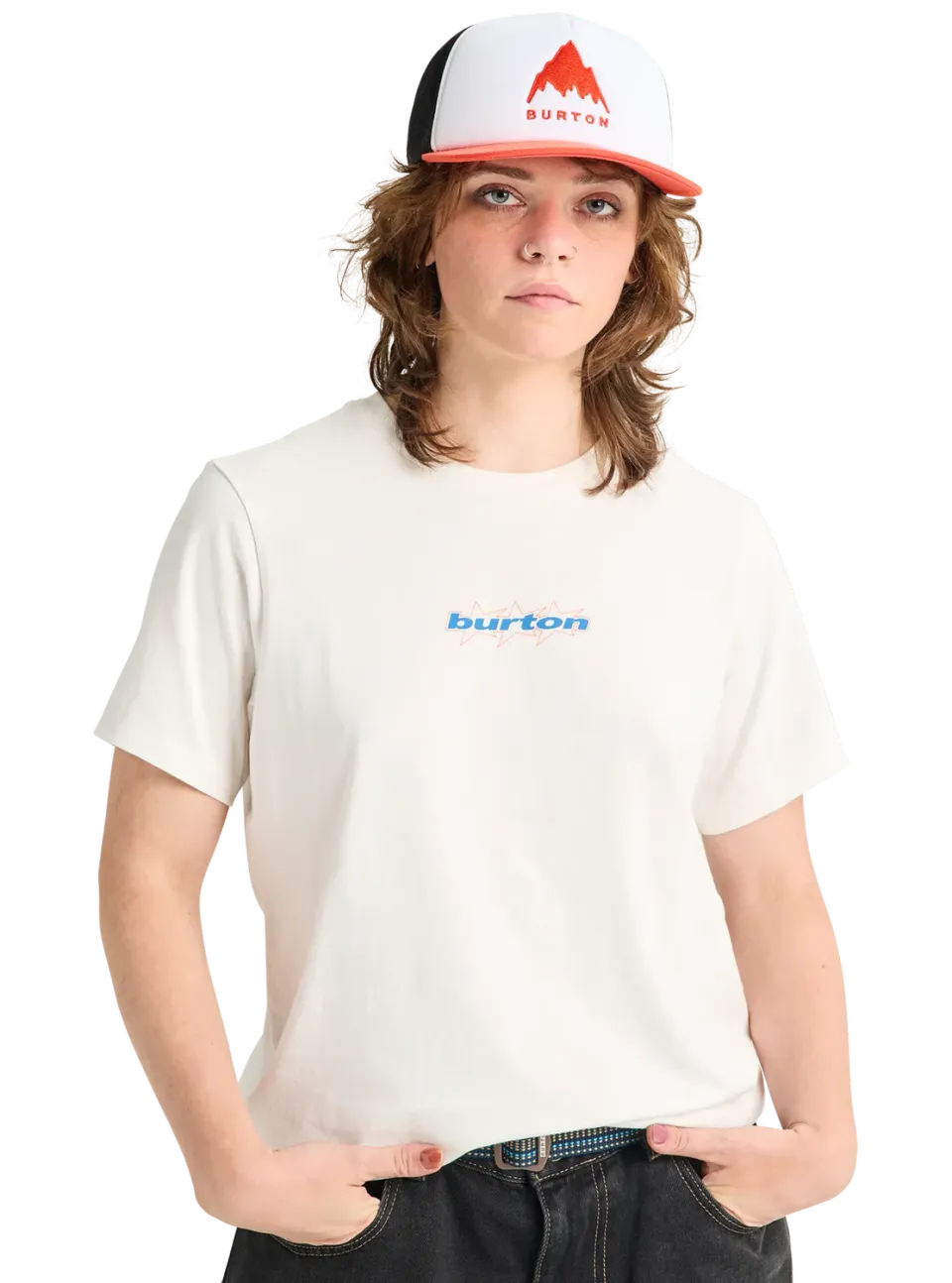 Burton Hippocrene t-shirt Stout White ekologisk
