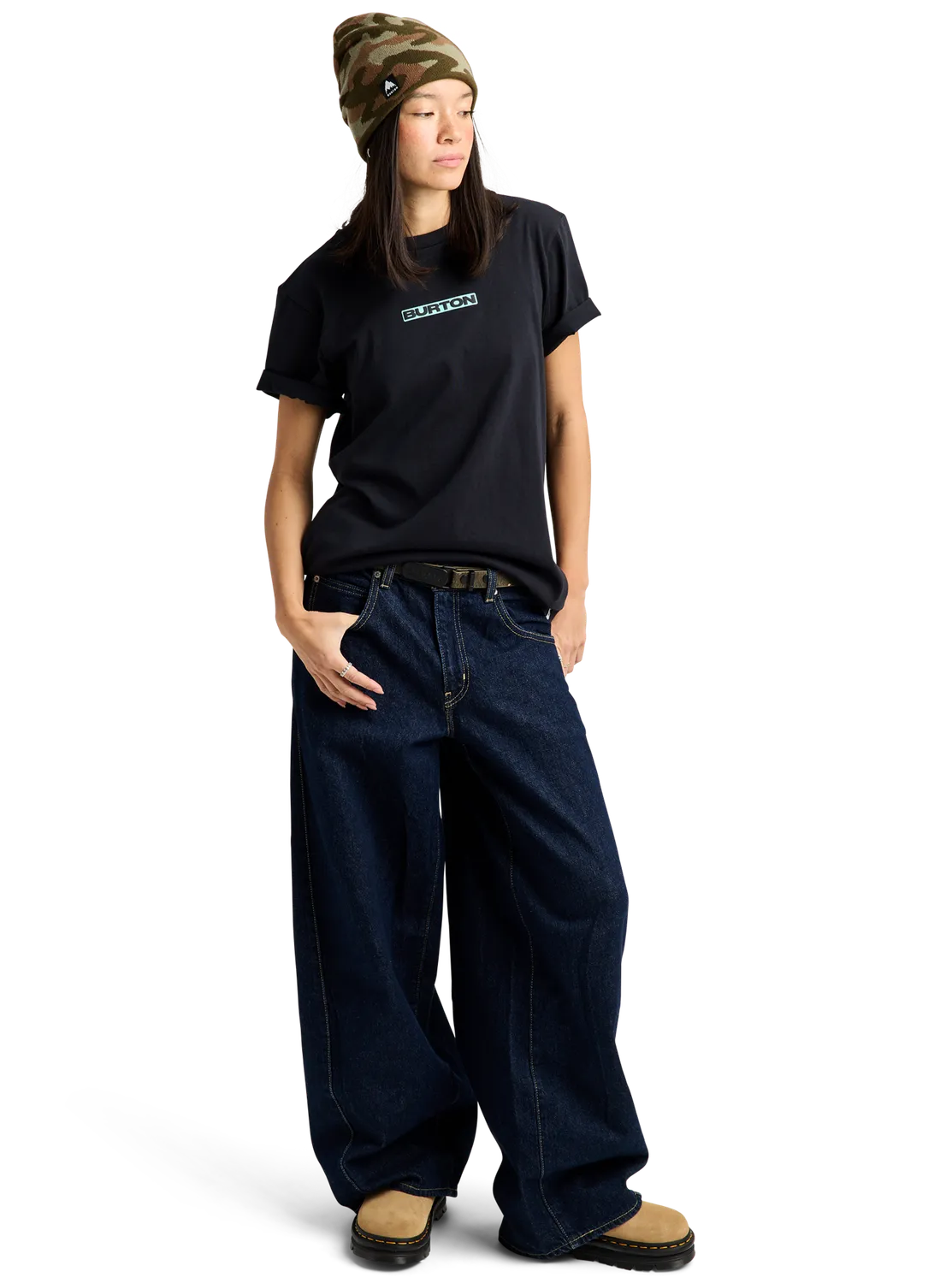 Burton From Burton to the World t-shirt True Black kortärmad