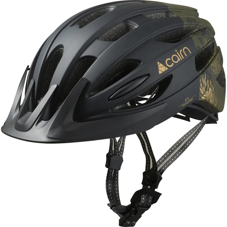 Cairn Fusion Mat Black Forest cykelhjälm LED