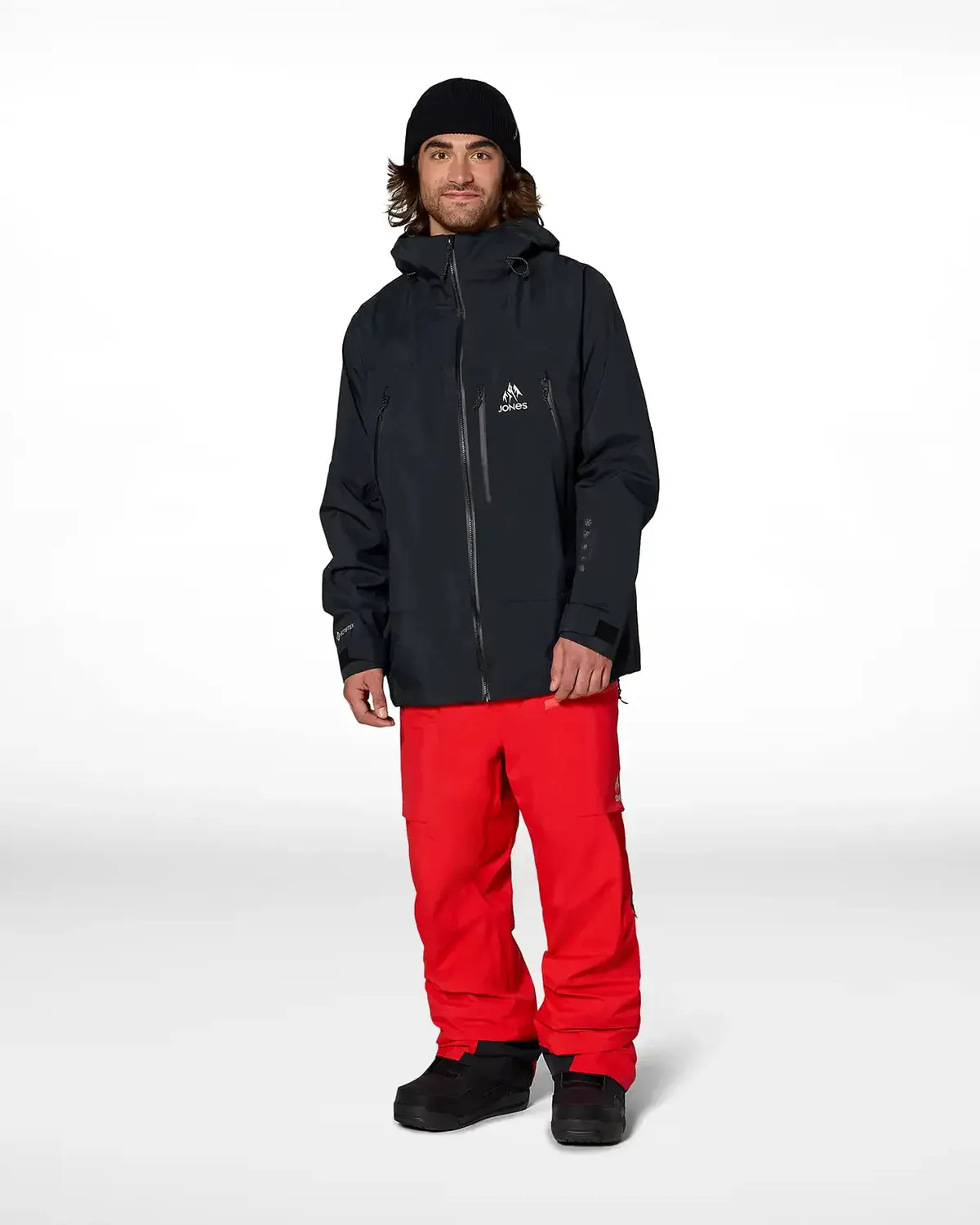 Jones Higher GORE-TEX 3L hängselbyxor herr röd
