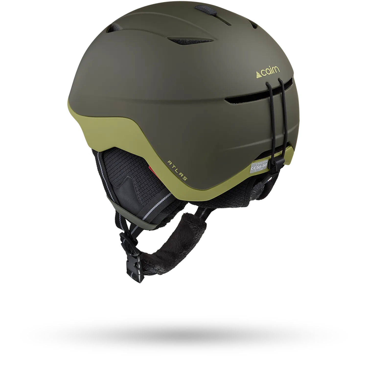 Cairn Sport Atlas skidhjälm khaki matt ventilerad