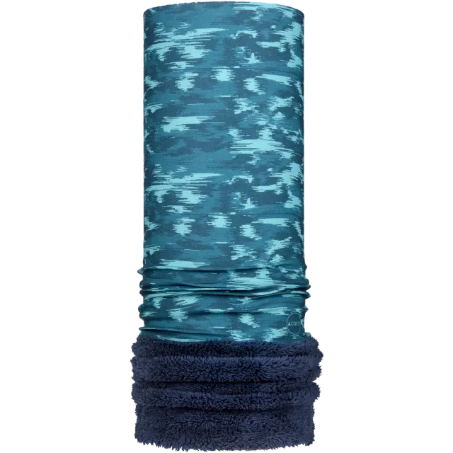 Cairn Malawi Polar Plush halsvärmare teal camo junior