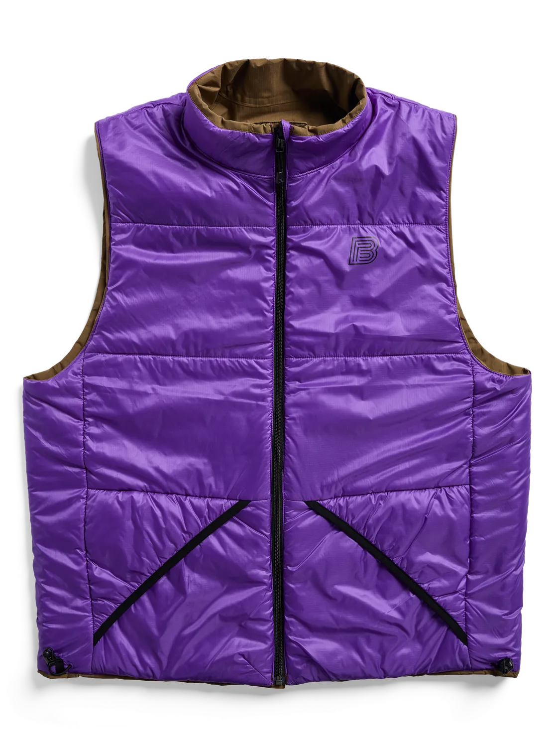 Burton Reversible Insulated väst Earth Ship Brown