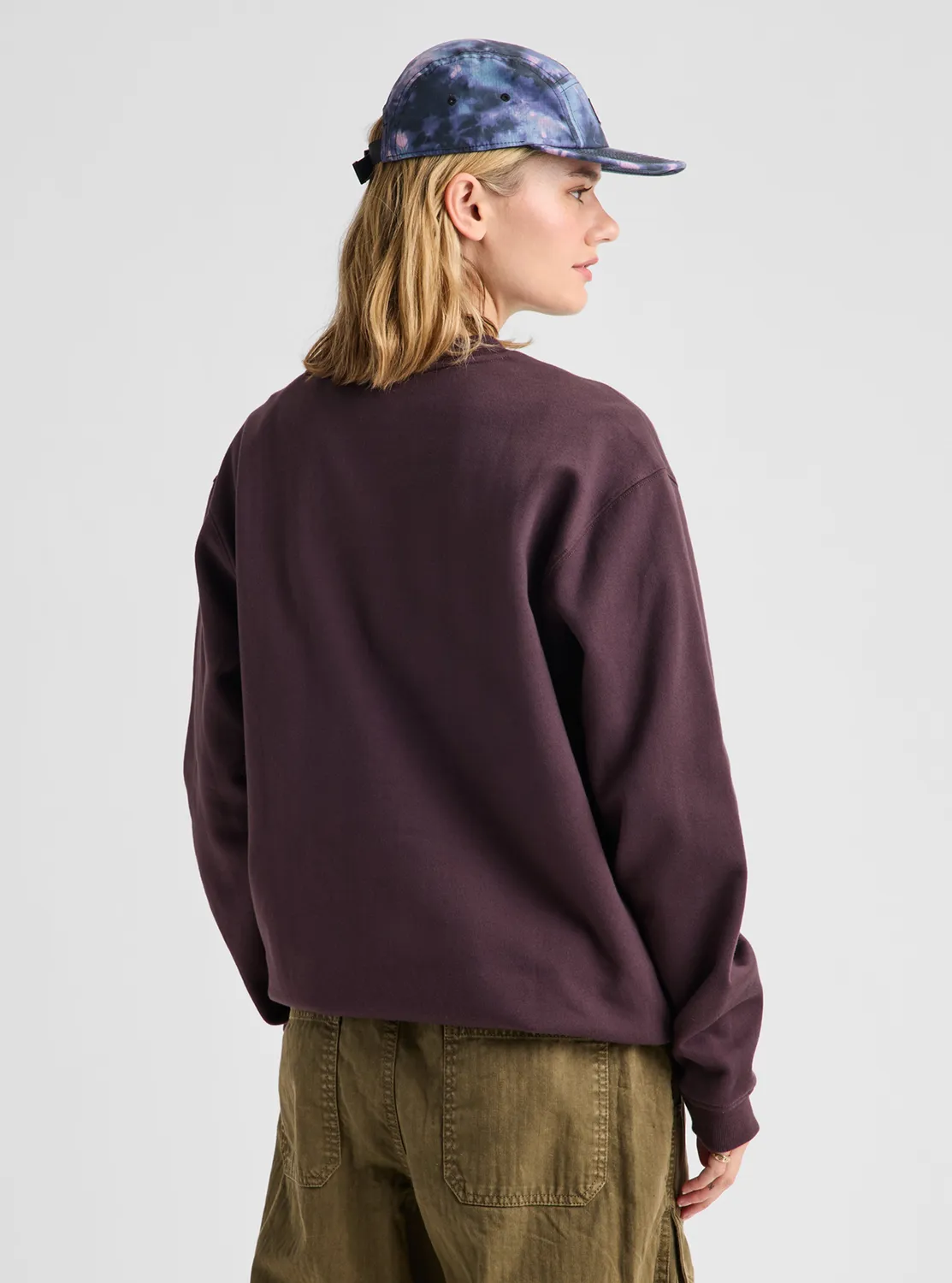 Burton BRTN Crew Sweatshirt Bear Hug Brown ekologisk bomull