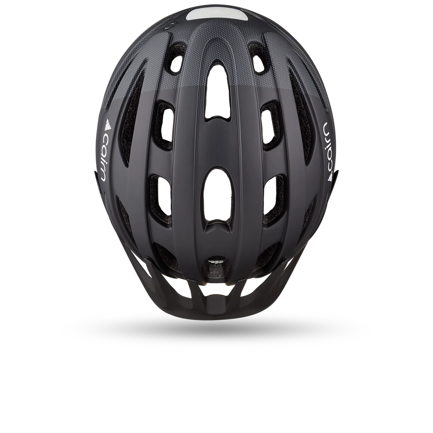 Cairn Fusion cykelhjälm Mat Black Triangle LED-lampa