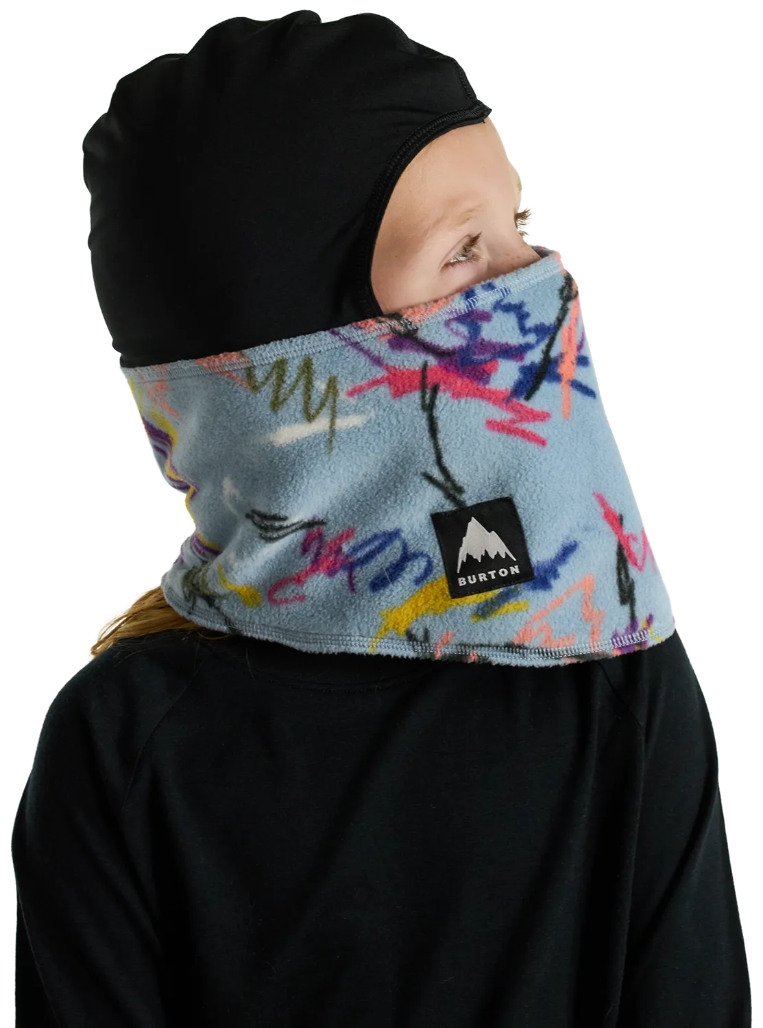 Burton balaclava barn True Black vindtät