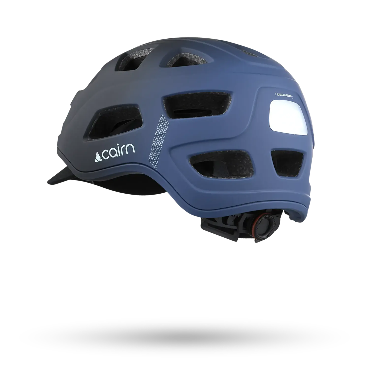 Cairn Quartz Mat cykelhjälm night black stad LED