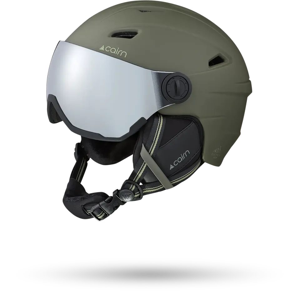 Cairn Electron Visor skidhjälm matt khaki