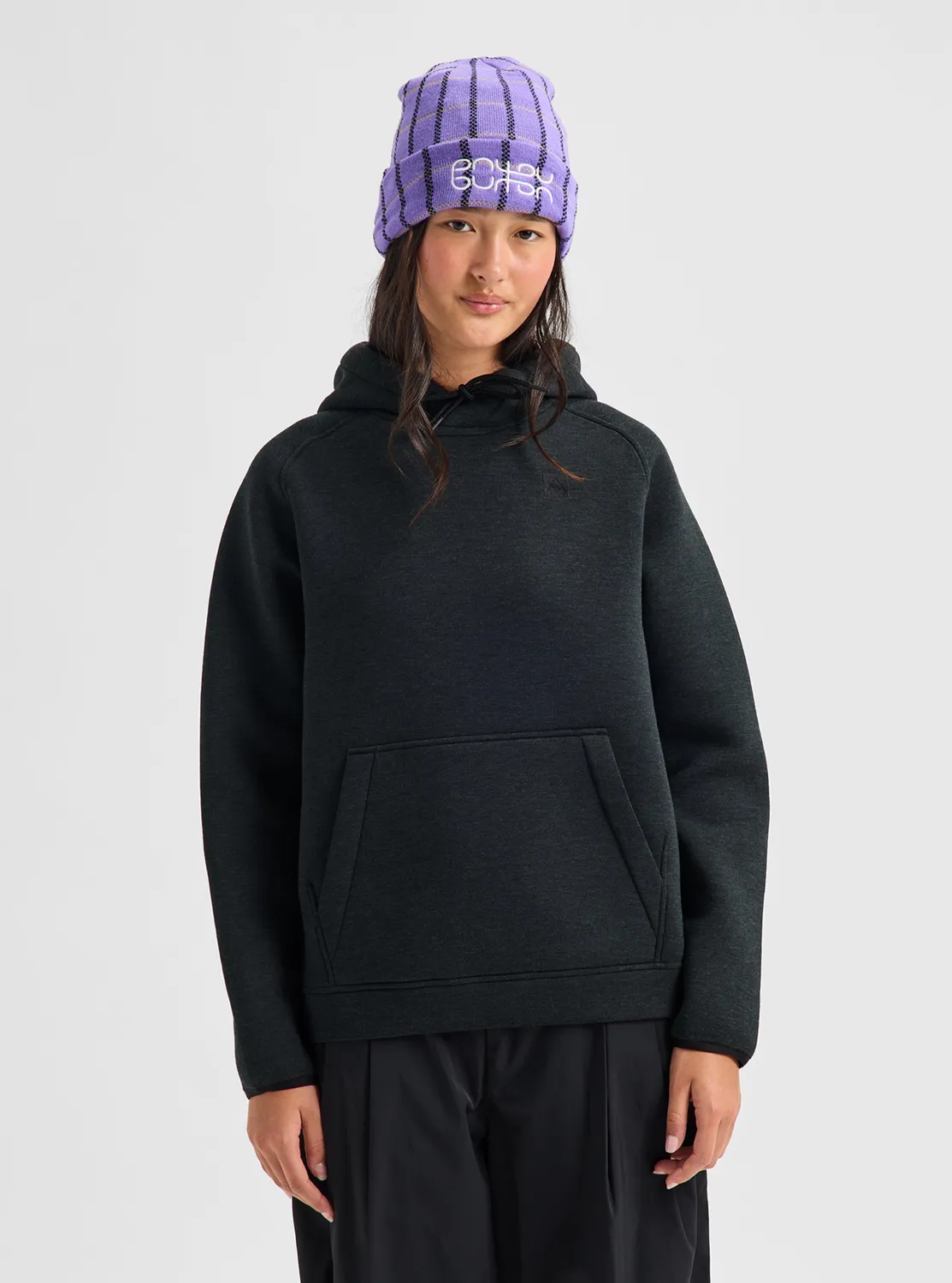 Burton SpaceCloud luvtröja dam True Black Heather