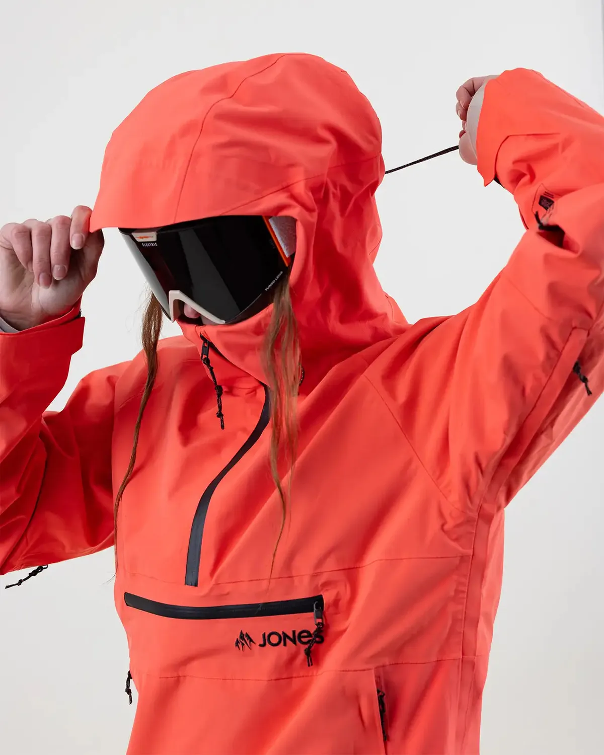Jones MTN Surf Recycled Anorak 2026 anorak dam Deep Coral 20K