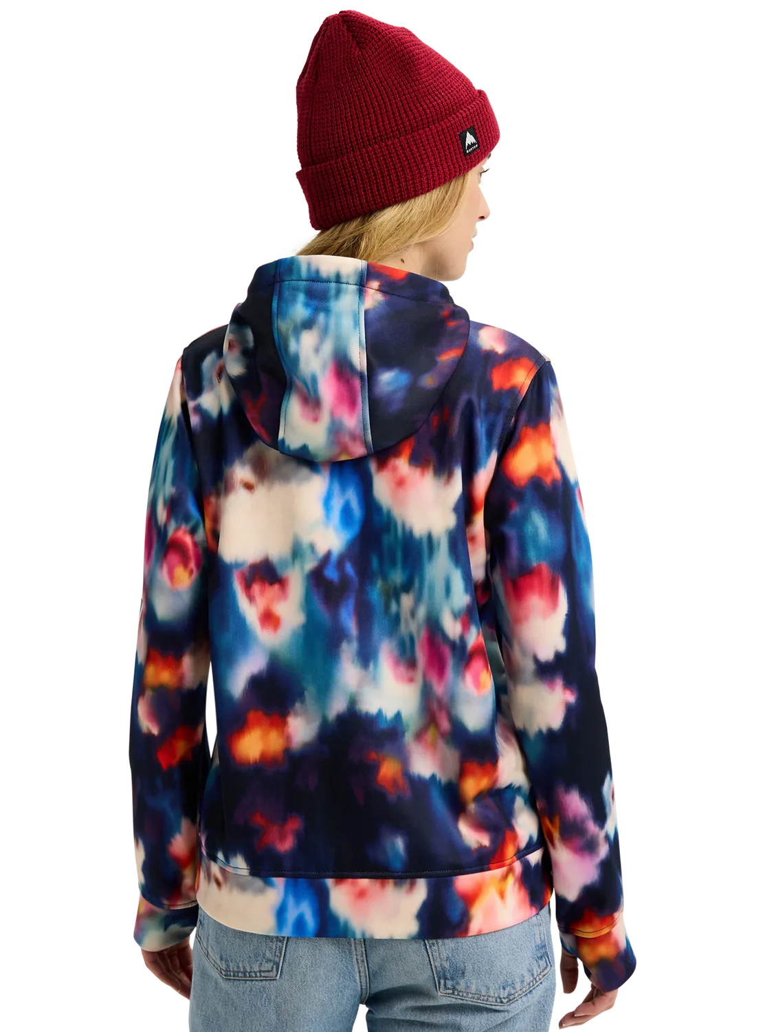 Burton Oak Pullover hoodie dam True Black Heather
