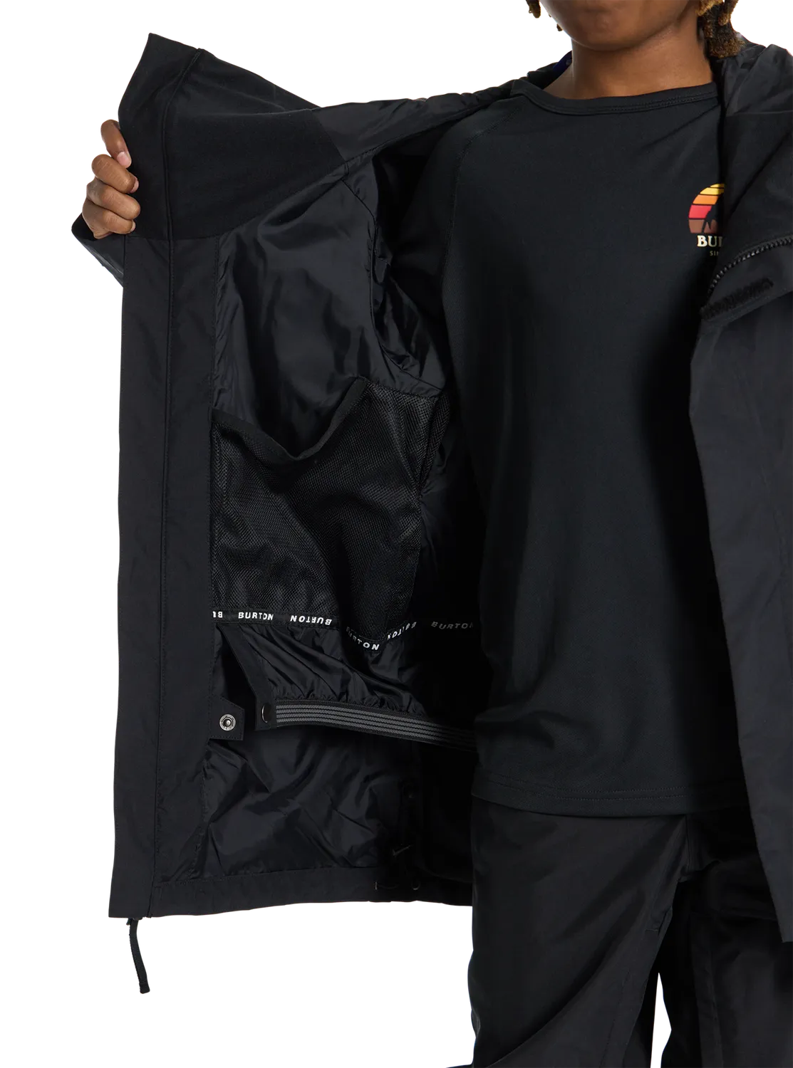 Burton GORE-TEX skaljacka barn svart vattentät